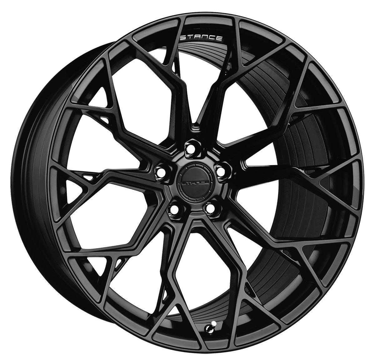 20/21" Stance SF10 Gloss Black 20x10 21x13 Wheels Rims Chevrolet Corvette C8 Z06 ERay