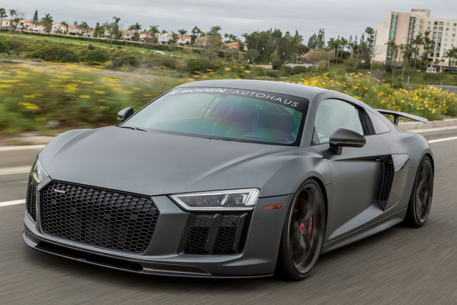 Vorsteiner VRS Aero Carbon Fiber Front Spoiler 2x2 Glossy Fits Audi R8 2017+