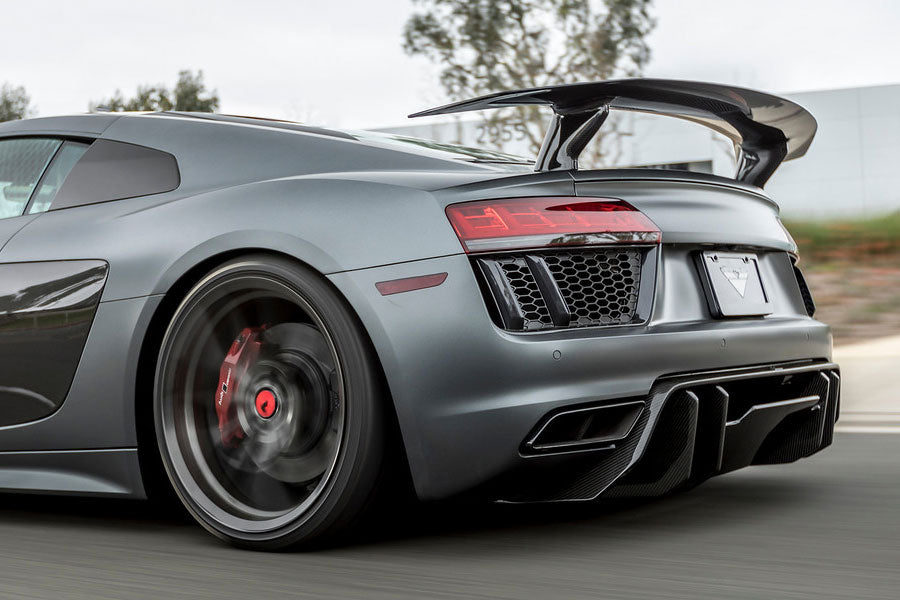 Vorsteiner VRS Aero Carbon Fiber 2x2 Rear Diffuser Fits Audi R8 2017+