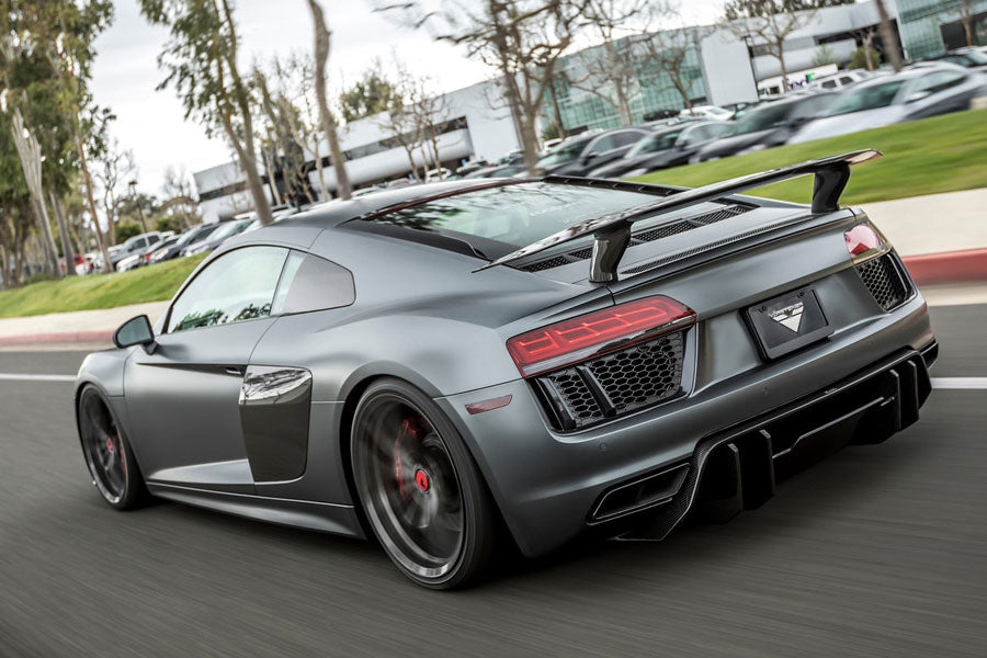 Vorsteiner VRS Aero Carbon Fiber 2x2 Rear Diffuser Fits Audi R8 2017+