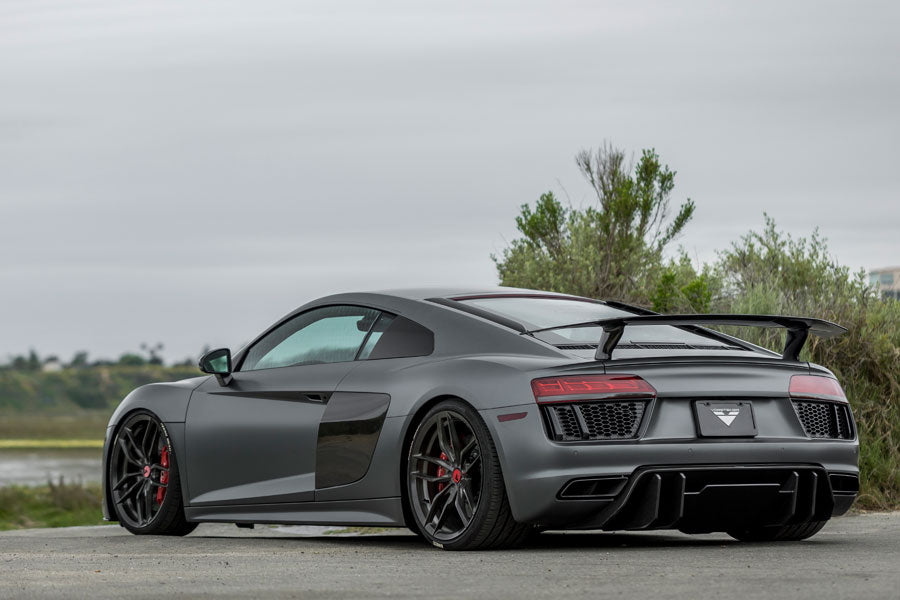 Vorsteiner VRS Aero Carbon Fiber 2x2 Rear Diffuser Fits Audi R8 2017+