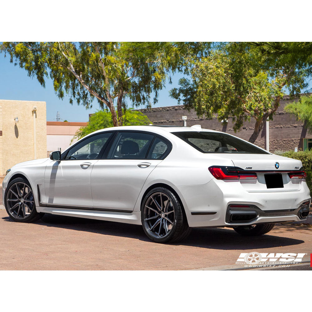 20" Vossen HF3 Black 20X8.5 20X10 1294 Concave Wheels Rims Fits BMW  G11 740 750