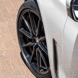 20" Vossen HF3 Black 20X8.5 20X10 1294 Concave Wheels Rims Fits BMW  G11 740 750