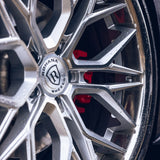 19" Rohana RFC3 Silver 19x8.5 19x9.5 Concave Wheels Rims Fits Tesla Model Y