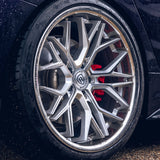 19" Rohana RFC3 Silver 19x8.5 19x9.5 Concave Wheels Rims Fits Tesla Model Y