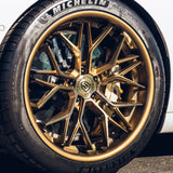 19" Rohana RFC3 Black 19x8.5 19x9.5 Concave Wheels Rims Fits Tesla Model Y