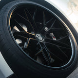 19" Rohana RFC3 Black 19x8.5 19x9.5 Concave Wheels Rims Fits Tesla Model Y