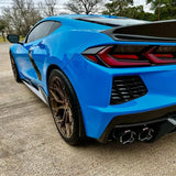 20/21" Stance SF10 Brushed Bronze 20x10 21x13 Wheels Rims Chevrolet Corvette C8 Z06 ERay