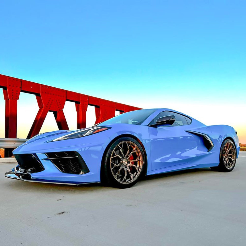 20/21" Stance SF10 Brushed Bronze 20x10 21x13 Wheels Rims Chevrolet Corvette C8 Z06 ERay