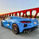 20/21" Stance SF10 Brushed Bronze 20x10 21x13 Wheels Rims Chevrolet Corvette C8 Z06 ERay