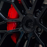19/20" Avant Garde M520R Black 19x8.5 20x11 Wheels Rims Fits Chevy Corvette C8