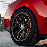 19" Rohana RFC3 Black 19x8.5 19x9.5 Concave Wheels Rims Fits Tesla Model Y