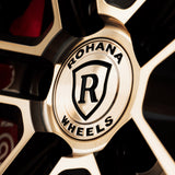 19" Rohana RFC3 Black 19x8.5 19x9.5 Concave Wheels Rims Fits Tesla Model Y