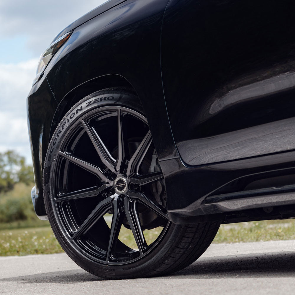 20" Vossen HF3 Black 20X8.5 20X10 1294 Concave Wheels Rims Fits BMW  G11 740 750