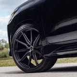 20" Vossen HF3 Black 20X8.5 20X10 1294 Concave Wheels Rims Fits BMW  G11 740 750