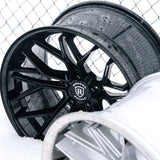 19" Rohana RFC3 Black 19x8.5 19x9.5 Concave Wheels Rims Fits Tesla Model Y