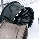 19" Rohana RFC3 Black 19x8.5 19x9.5 Concave Wheels Rims Fits Tesla Model Y