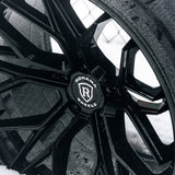 19" Rohana RFC3 Black 19x8.5 19x9.5 Concave Wheels Rims Fits Tesla Model Y