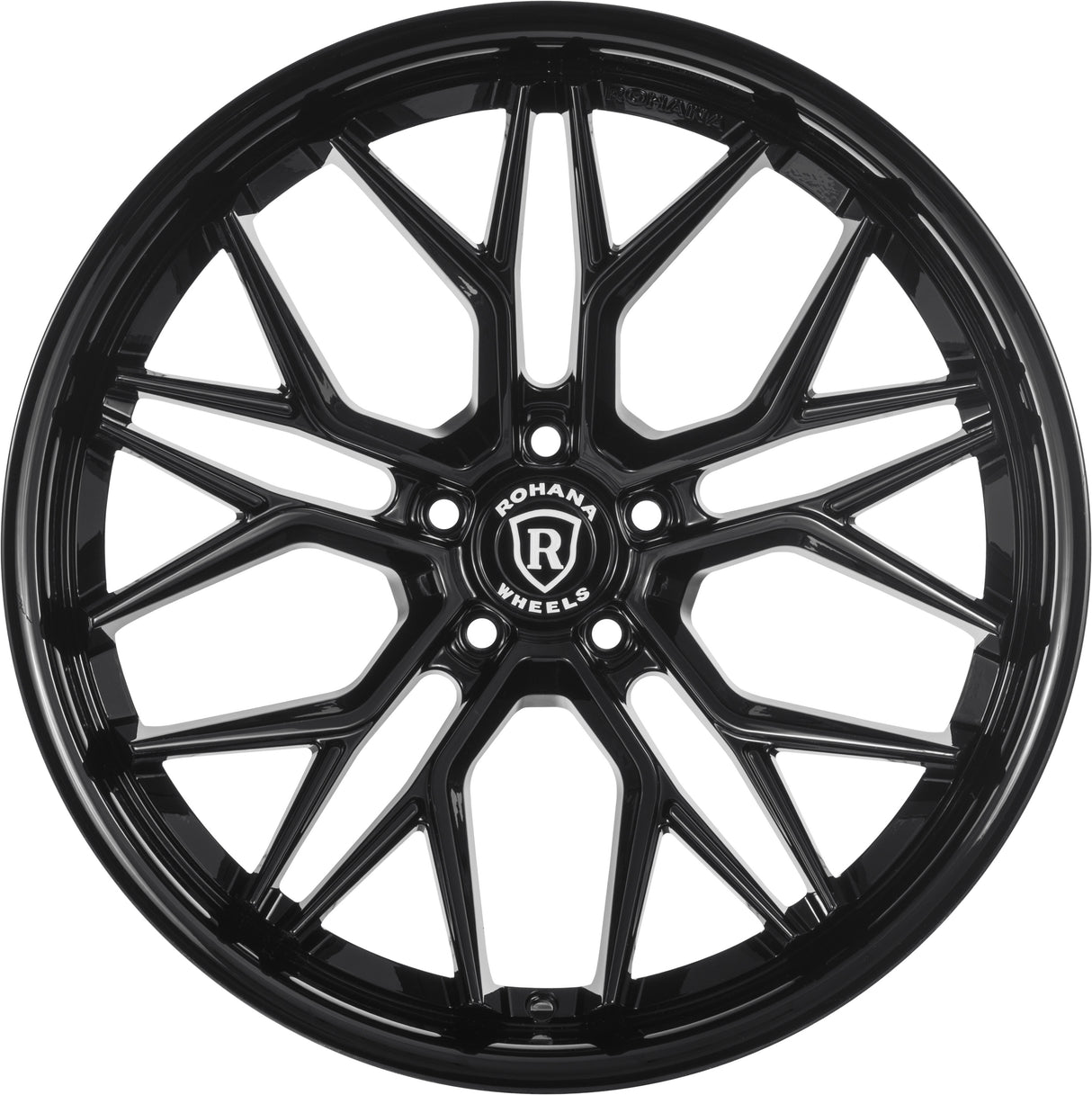 19" Rohana RFC3 Black 19x8.5 19x9.5 Concave Wheels Rims Fits Tesla Model Y