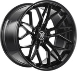 19" Rohana RFC3 Black 19x8.5 19x9.5 Concave Wheels Rims Fits Tesla Model Y