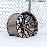 19" Rohana RFC3 Black 19x8.5 19x9.5 Concave Wheels Rims Fits Tesla Model Y