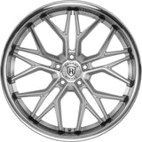19" Rohana RFC3 Silver 19x8.5 19x9.5 Concave Wheels Rims Fits Tesla Model Y