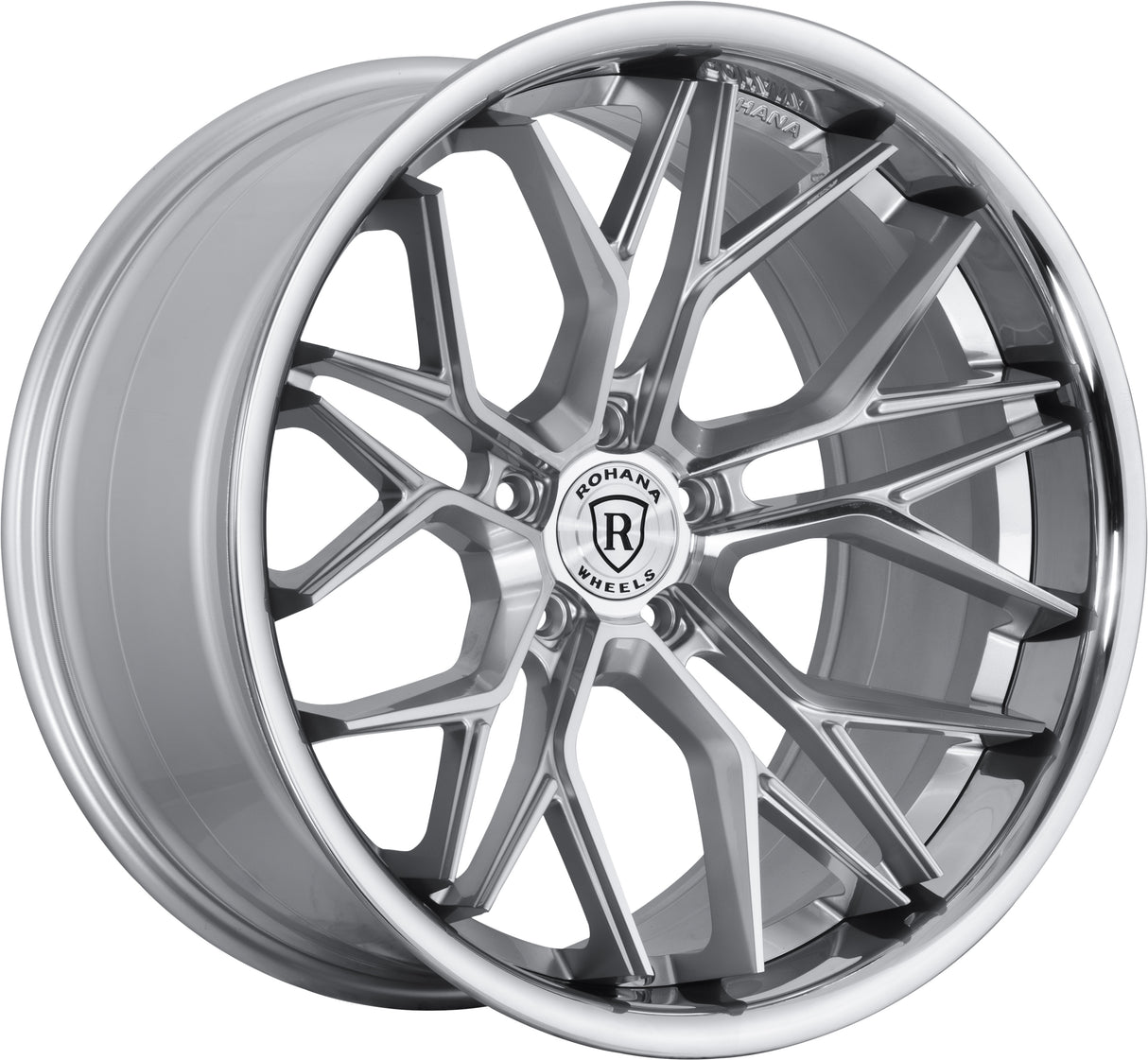 19" Rohana RFC3 Silver 19x8.5 19x9.5 Concave Wheels Rims Fits Tesla Model Y