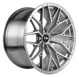20/21" Vertini Forged VF03 Silver 20x9 21x12 Wheels Rims Fits Chevy Corvette C8