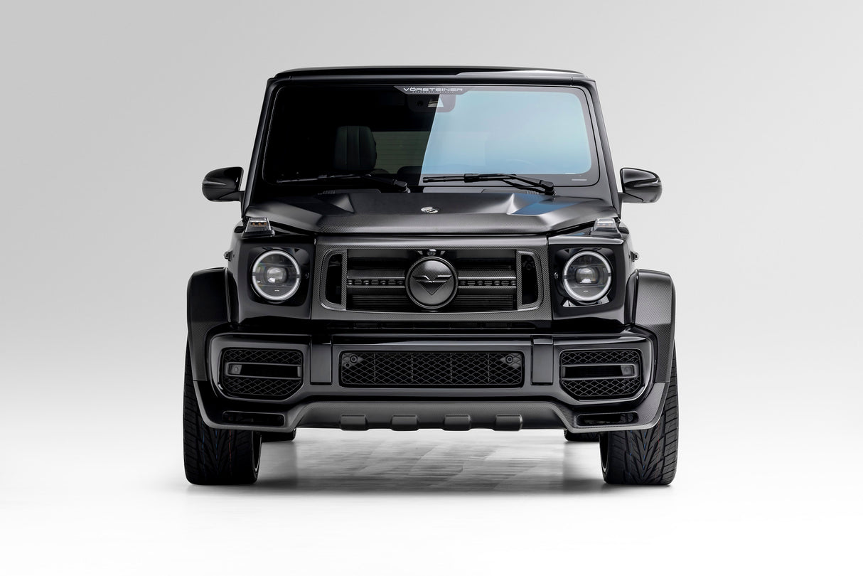 Vorsteiner Wide Body Fenders Glossy Carbon Fiber PP 2x2 Fits Mercedes G63 AMG