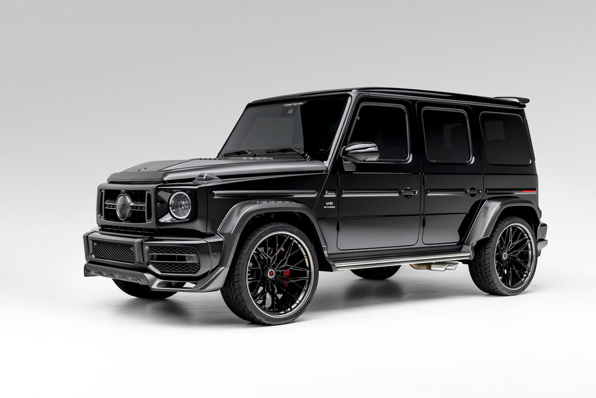 Vorsteiner Wide Body Fenders Glossy Carbon Fiber PP 2x2 Fits Mercedes G63 AMG