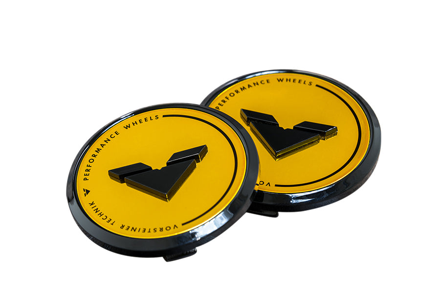 Vorsteiner Flow Forged Wheels Gold Center Caps - Set of 4