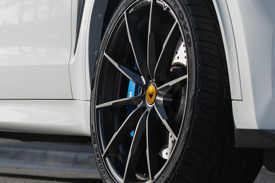 Vorsteiner Flow Forged Wheels Gold Center Caps - Set of 4