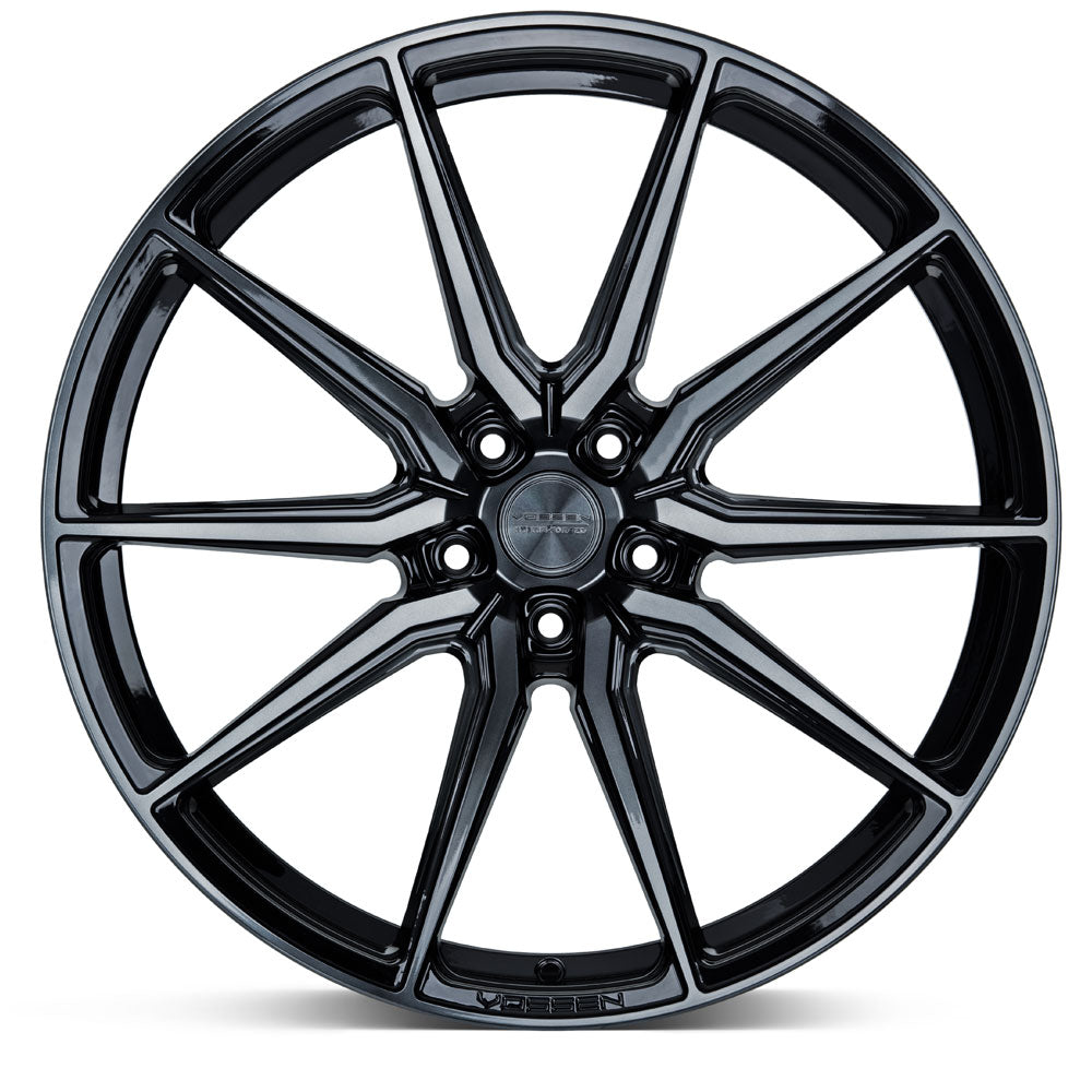 20" Vossen HF3 Black 20X8.5 20X10 1294 Concave Wheels Rims Fits BMW  G11 740 750