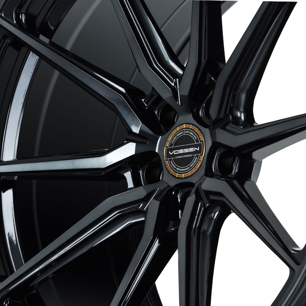 20" Vossen HF3 Black 20X8.5 20X10 1294 Concave Wheels Rims Fits BMW  G11 740 750