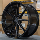 20/21" Vossen HFX-2 Black 20x9 21x12 Concave Wheels Rims Fits Chevy Corvette C8