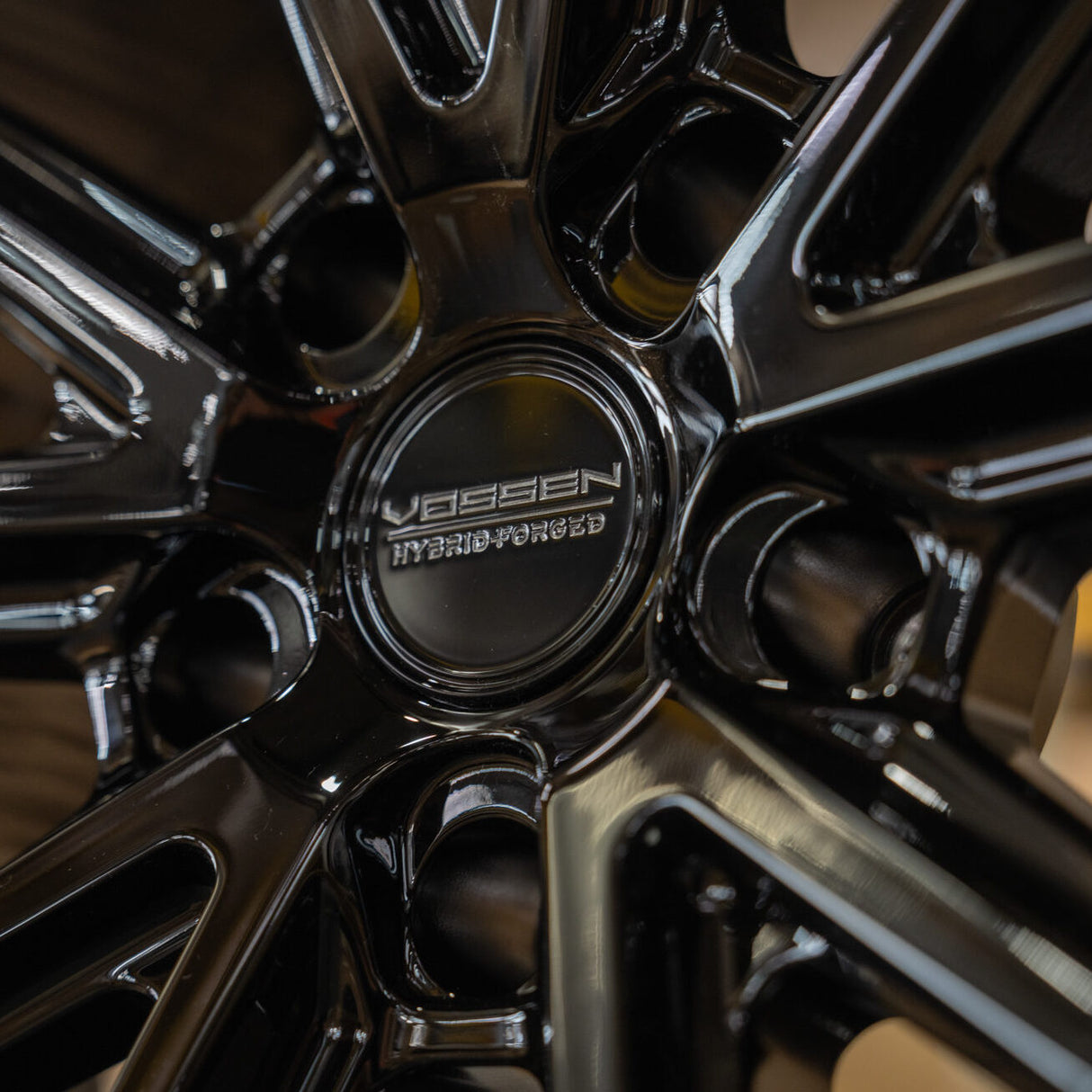 20/21" Vossen HFX-2 Black 20x9 21x12 Concave Wheels Rims Fits Chevy Corvette C8
