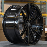 20/21" Vossen HFX-2 Black 20x9 21x12 Concave Wheels Rims Fits Chevy Corvette C8