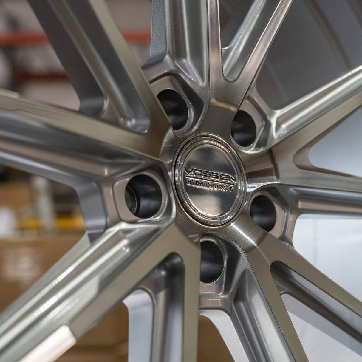 20/21" Vossen HFX-2 Silver 20x9 21x12 Concave Wheels Rims Fits Chevy Corvette C8