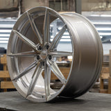 20/21" Vossen HFX-2 Silver 20x9 21x12 Concave Wheels Rims Fits Chevy Corvette C8