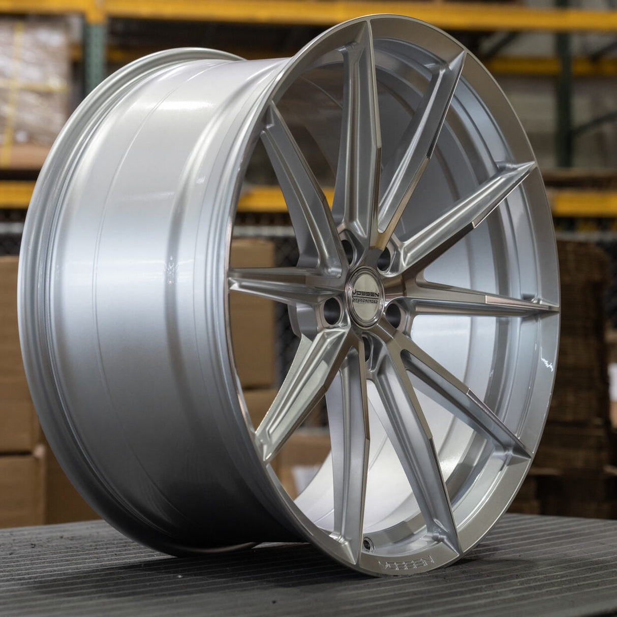 20/21" Vossen HFX-2 Silver 20x9 21x12 Concave Wheels Rims Fits Chevy Corvette C8