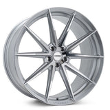 20/21" Vossen HFX-2 Silver 20x9 21x12 Concave Wheels Rims Fits Chevy Corvette C8